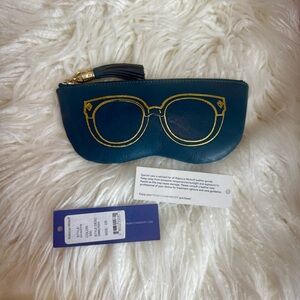 Authentic $98 Rebecca Minkoff Leather sunglasses eyeglass case sunnies pouch